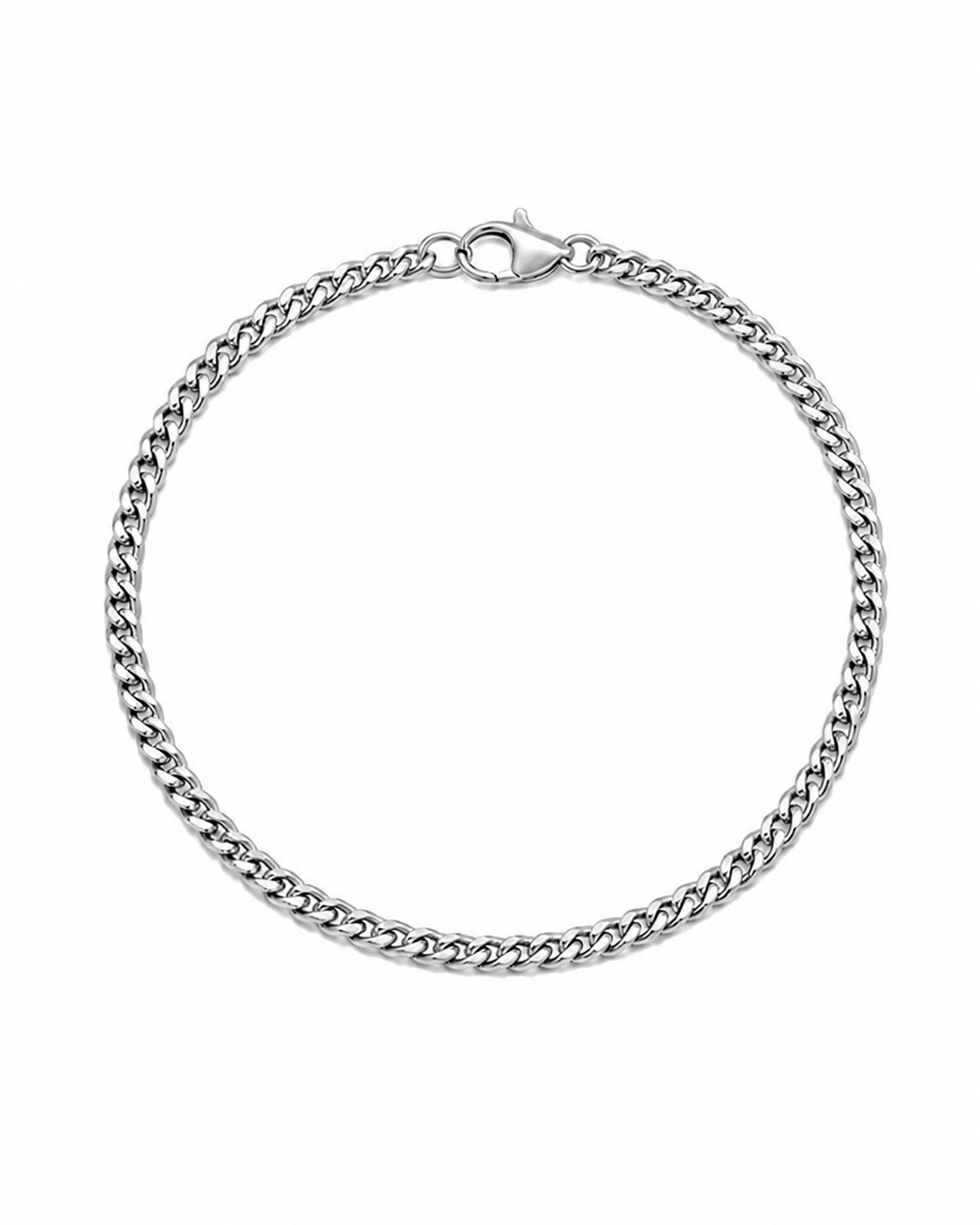 CUBAN BRACELET 3MM | SILVER